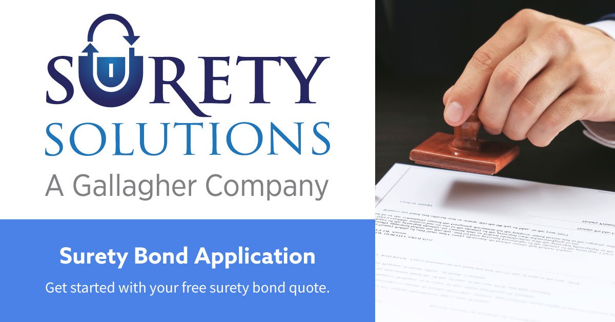 Surety Bond Application - Surety Solutions