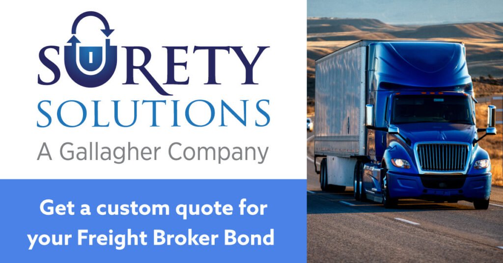 freight broker driving on highway