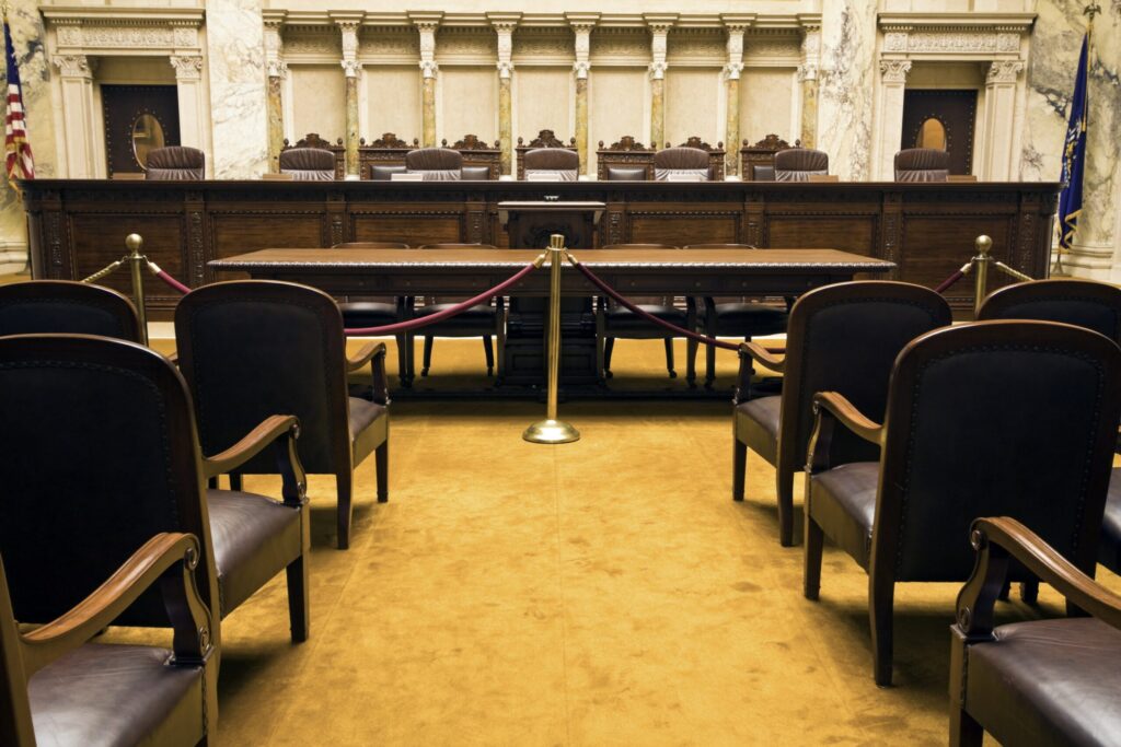 seats in court room