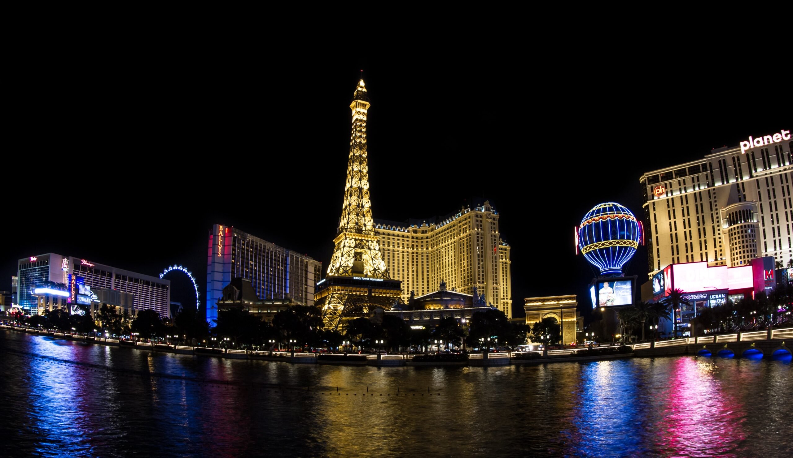 Eiffel Tower Of Paris In Las Vegas