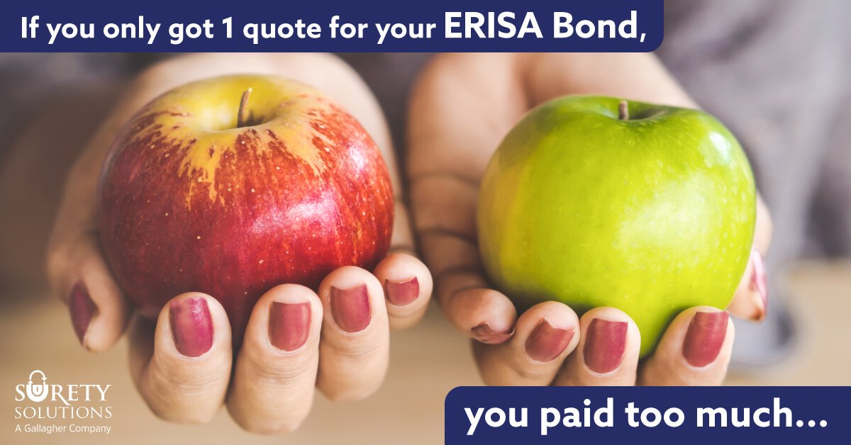 Comparing ERISA Fidelity Bond Prices.