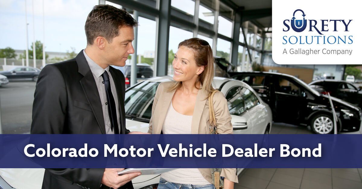 Colorado Auto Dealer Bond Colorado Dealer License Free Quotes!